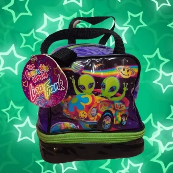 Lisa Frank | Bags | Vintage Lisa Frank Zoomer Zorbit Lunch Bag Htf